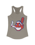 Chiefin Wahoo Wakaanhoo Cleveland Ohio Baseball Women's Ideal Racerback Tank Top