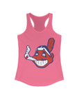 Chiefin Wahoo Wakaanhoo Cleveland Ohio Baseball Women's Ideal Racerback Tank Top