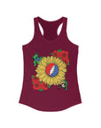 Forever Grateful Terrapin Daisy Dancing Bear Flower Sunflower Turtle Women's Ideal Racerback Tank Top