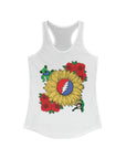 Forever Grateful Terrapin Daisy Dancing Bear Flower Sunflower Turtle Women's Ideal Racerback Tank Top