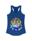 Chakranaut Space Meditation Chakra Planet Women's Ideal Racerback Tank Top
