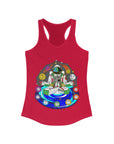 Chakranaut Space Meditation Chakra Planet Women's Ideal Racerback Tank Top