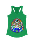 Chakranaut Space Meditation Chakra Planet Women's Ideal Racerback Tank Top