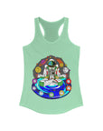 Chakranaut Space Meditation Chakra Planet Women's Ideal Racerback Tank Top