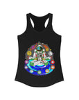 Chakranaut Space Meditation Chakra Planet Women's Ideal Racerback Tank Top