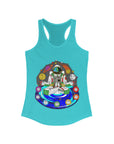 Chakranaut Space Meditation Chakra Planet Women's Ideal Racerback Tank Top