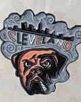 5 Pack - Cleveland Bull Dog Ohio Football Weed Swagger Wholesale Glow Enamel Pin Hat Pin Bulk Lapel Pin Brooch Badge Festival Pin
