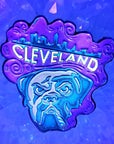 5 Pack - Cleveland Bull Dog Ohio Football Weed Swagger Wholesale Glow Enamel Pin Hat Pin Bulk Lapel Pin Brooch Badge Festival Pin
