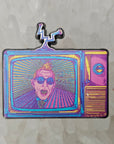 5 Pack - Max Headroom Peewee Tv Psychedelic Television Strange Art Wholesale Enamel Pins Hat Pins Bulk Lapel Pin Brooch Badge Festival Pin