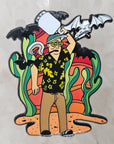 Bat Country Hank S Thompson Fear N The Hill Loathing In Las Vegas Glow Enamel Pin Hat Pin Lapel Pin Brooch Badge Festival Pin