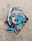 Diamond Eye Marilyn Monroe Enamel Pins Hat Pins Lapel Pin Brooch Badge Festival Pin