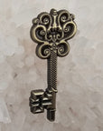 5 Pack - 3D Bronze Skeleton Key Wholesale Mini Spoon Enamel Pins Hat Pins Lapel Pin Bulk Brooch Badge Festival Pin