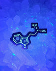 Dmt Molecule Deemsters Glow Enamel Pins Hat Pins Lapel Pin Brooch Badge Festival Pin