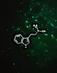 Dmt Molecule Deemsters Glow Enamel Pins Hat Pins Lapel Pin Brooch Badge Festival Pin