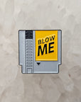 Blow Me N64 Cartridge Light Snes Funny Video Game Enamel Pins Hat Pins Lapel Pin Brooch Badge Festival Pin