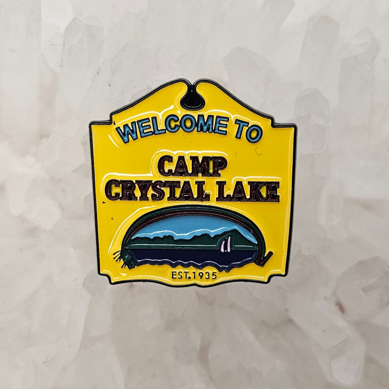 Camp Crystal Lake Jason Horror Friday Slasher The 13th Scary Movie Enamel Pins Hat Pins Lapel Pin Brooch Badge Festival Pin