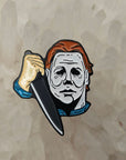 Horror Knife Man Mike Halloween Myers Enamel Pins Hat Pins Lapel Pin Brooch Badge Festival Pin