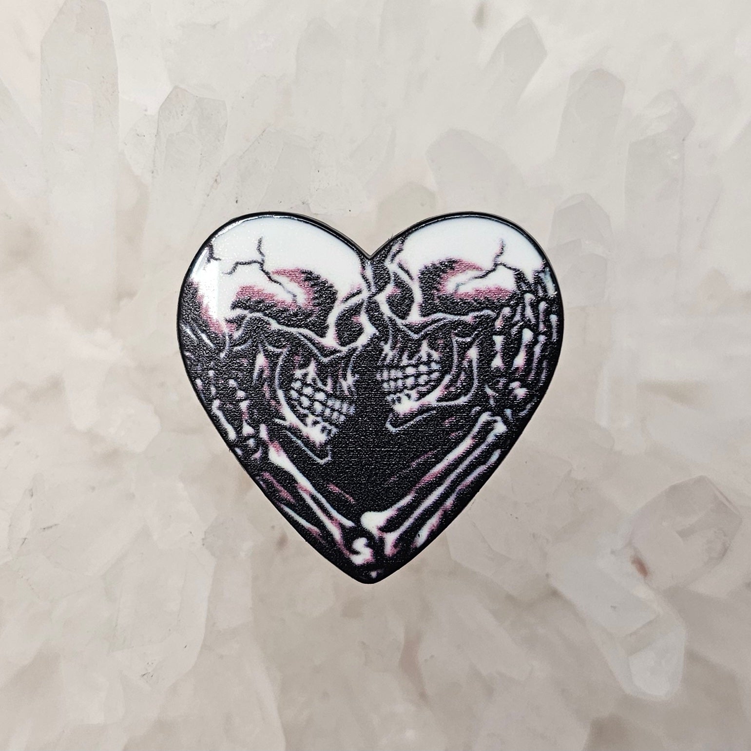 Love Skeleton Skull Horror Heart Spooky Ghost Enamel Pins Hat Pins Lapel Pin Brooch Badge Festival Pin