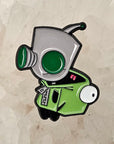 Invader Gir Robot Dog Zim 90s Cartoon Enamel Pins Hat Pins Lapel Pin Brooch Badge Festival Pin