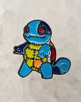 Halloween Stitched Squirtle 90s Cartoon Video Game Enamel Pins Hat Pins Lapel Pin Brooch Badge Festival Pin