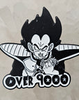 Over 9000 Dragon Vegeta Ball Z Dbz 90s Cartoon Enamel Pins Hat Pins Lapel Pin Brooch Badge Festival Pin