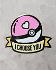 I Choose You Pokeball Love Cute Enamel Pins Hat Pins Lapel Pin Brooch Badge Festival Pin