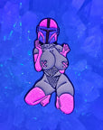 Sexy Mandalorian Babe Star Jedi Sith Scifi Wars Enamel Pins Hat Pins Lapel Pin Brooch Badge Festival Pin