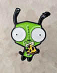 Pizza Gir Invader Cartoon Zim Tv Show Robot Dog Enamel Pins Hat Pins Lapel Pin Brooch Badge Festival Pin
