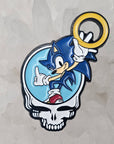 Steal Your Rings Sonic Grateful Skull Dead Lot Enamel Pins Hat Pins Lapel Pin Brooch Badge Festival Pin