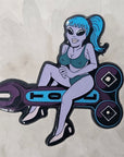 Sexy Tool Alien Girl Martian Babe Blue Rock Music Enamel Pins Hat Pins Lapel Pin Brooch Badge Festival Pin