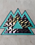 3D Rainbow Metal Wakaan Green Edm Dubstep Bass Music Dj Enamel Pins Hat Pins Lapel Pin Brooch Badge Festival Pin