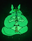 Meditation Rabbit Chakra Totoro Manga Studio Bunny Ghibli Anime Glow Enamel Pin Hat Pin Lapel Pin Brooch Badge Festival Pin
