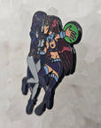 Titty Titans Raven & Starfire Love Kinky Kinked Erotic Comic Book Cartoon Blue Glow Enamel Pins Hat Pins Lapel Pin Brooch Badge Festival Pin