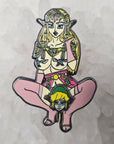 Kinky Zelda & Link Legend Of Video Game Spinner Enamel Pins Hat Pins Lapel Pin Brooch Badge Festival Pin