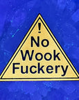 No Wook Fuckery Orange Glow Enamel Pins Hat Pins Lapel Pin Brooch Badge Festival Pin