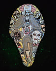 Dont Scream Ghostface Halloween Horror It Jason Thriller Freddy Slasher Kruger Saw Captain Spalding V2 Glow Enamel Pins Hat Pins Lapel Pin Brooch Badge Festival Pin