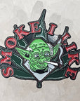 Star Smoke I Like Wars Yoda Jedi Weed Stoner Master Enamel Pins Hat Pins Lapel Pin Brooch Badge Festival Pin