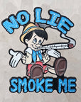 No Lie Smoke Me Pinocchio Real Stoned Boy Weed Enamel Pins Hat Pins Lapel Pin Brooch Badge Festival Pin