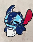 Coffee Break Stitch Aliens Cartoon Enamel Pins Hat Pins Lapel Pin Brooch Badge Festival Pin