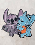 Nightmare Before Lilo Christmas Stitch Skellington & Sally Aliens Cartoon Enamel Pins Hat Pins Lapel Pin Brooch Badge Festival Pin