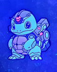 Robo Squirtle PokeMech Cyborg Pokeball Cartoon Video Game Anime Enamel Pins Hat Pins Lapel Pin Brooch Badge Festival Pin