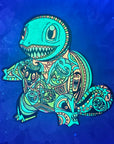 Psychedelic Monster Face Squirtle Poke Ball Video Game Enamel Pins Hat Pins Lapel Pin Brooch Badge Festival Pin