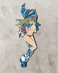 Lewd Dark Magician V3 Yu Gi Girl Oh Erotic 90s Cartoon Pin Up Glitter Enamel Pins Hat Pins Lapel Pin Brooch Badge Festival Pin