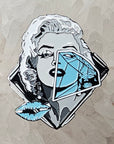 Diamond Eye Marilyn Monroe Enamel Pins Hat Pins Lapel Pin Brooch Badge Festival Pin