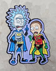 Bat Rick Man & Robin Morty Super Hero Comic Enamel Pins Hat Pins Lapel Pin Brooch Badge Festival Pin