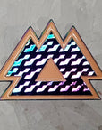 3D Rainbow Metal Wakaan Orange Edm Dubstep Bass Music Dj Enamel Pins Hat Pins Lapel Pin Brooch Badge Festival Pin