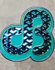 3D Rainbow Metal Daily Bread Light Blue Edm Bass Music DJ Enamel Pins Hat Pins Lapel Pin Brooch Badge Festival Pin