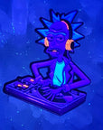 Dj Rick Vinyl Scientist Edm Dubstep 2000s Cartoon Enamel Pins Hat Pins Lapel Pin Brooch Badge Festival Pin