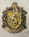 Hufflepuff House Crest Hogwarts School Harry Potter 3D Metal Epoxy Glitter Enamel Pins Hat Pins Lapel Pin Brooch Badge Festival Pin