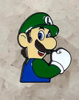 Lets Go Luigi Super Video Game Mario Bros Enamel Pins Hat Pins Lapel Pin Brooch Badge Festival Pin
